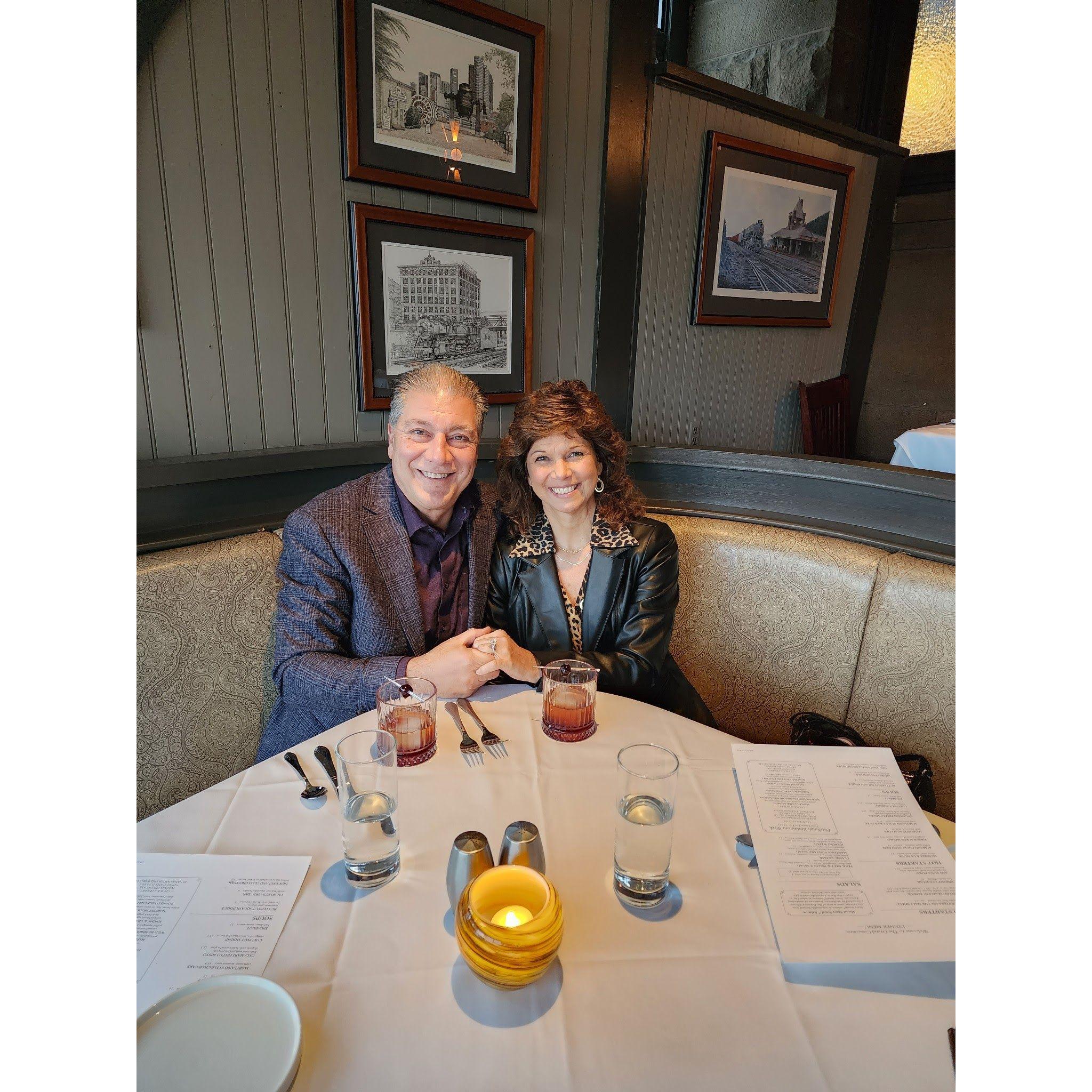 Our engagement night at Grand Concourse - Jan. 14, 2023