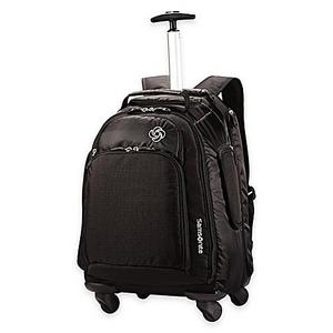 Samsonite® 19-Inch MVS Carry On Spinner Backpack in Black