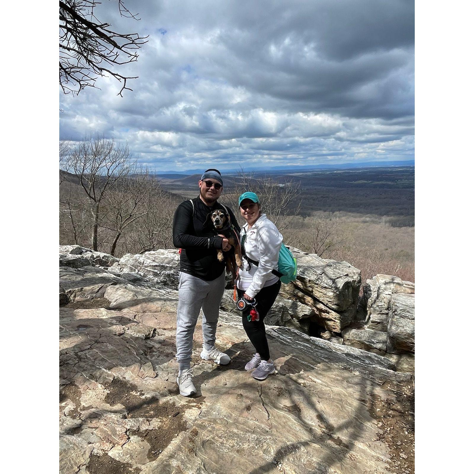 Hiking adventure with Piper.