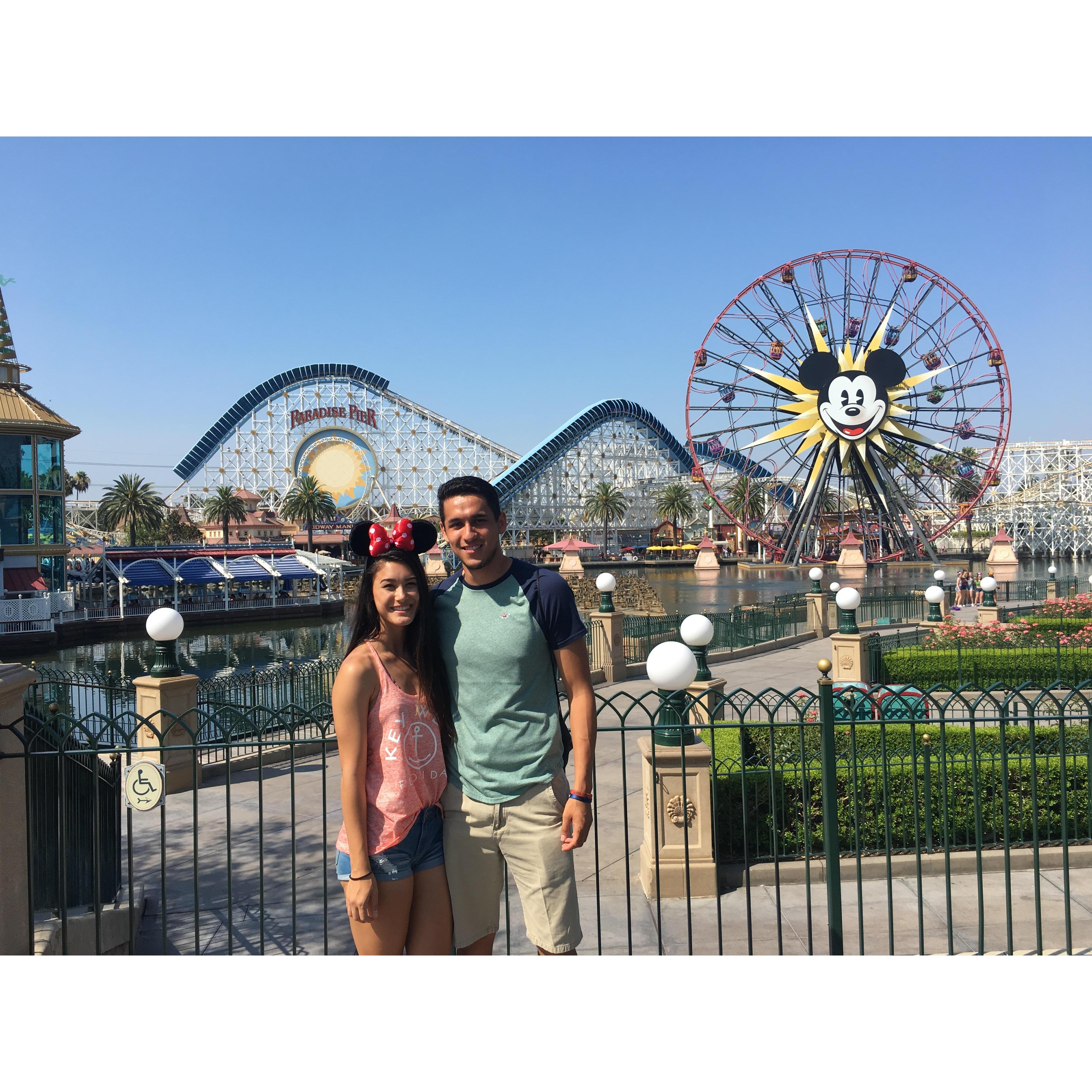 They had a blast visiting Disneyland, 7.12.2017