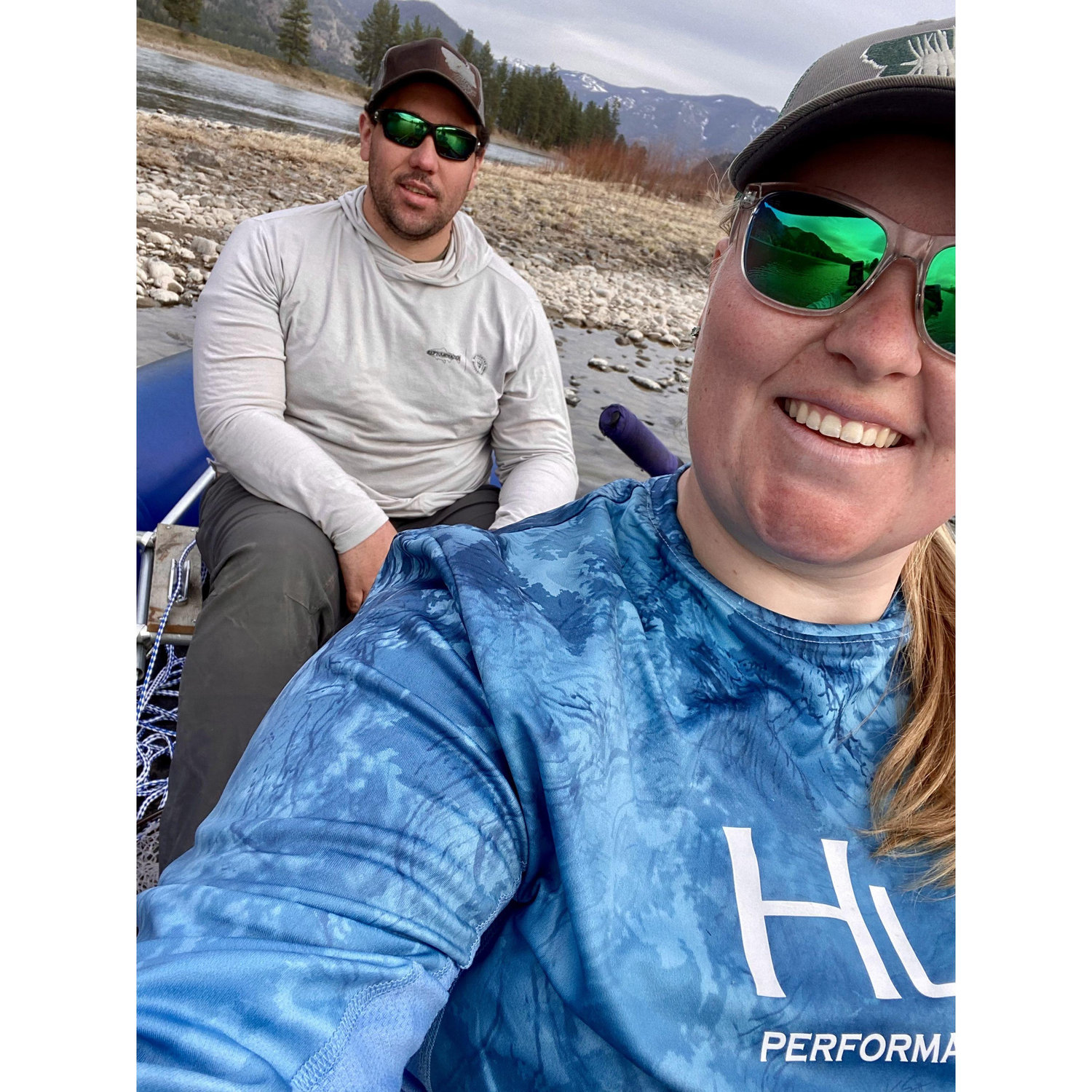 Our first raft we bought together
