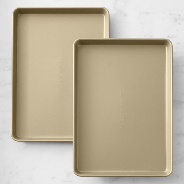 Williams Sonoma Goldtouch® Pro Non Corrugated Half Sheet, Set of 2