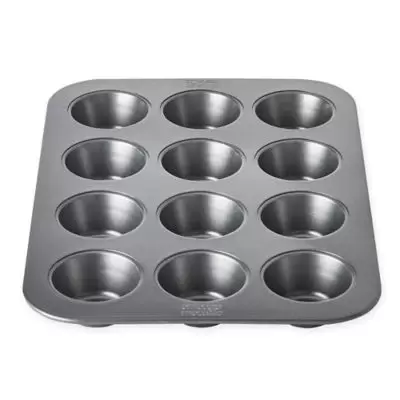 Chicago Metallic™ 12-Cup Nonstick Muffin Pan with Armor-Glide Coating