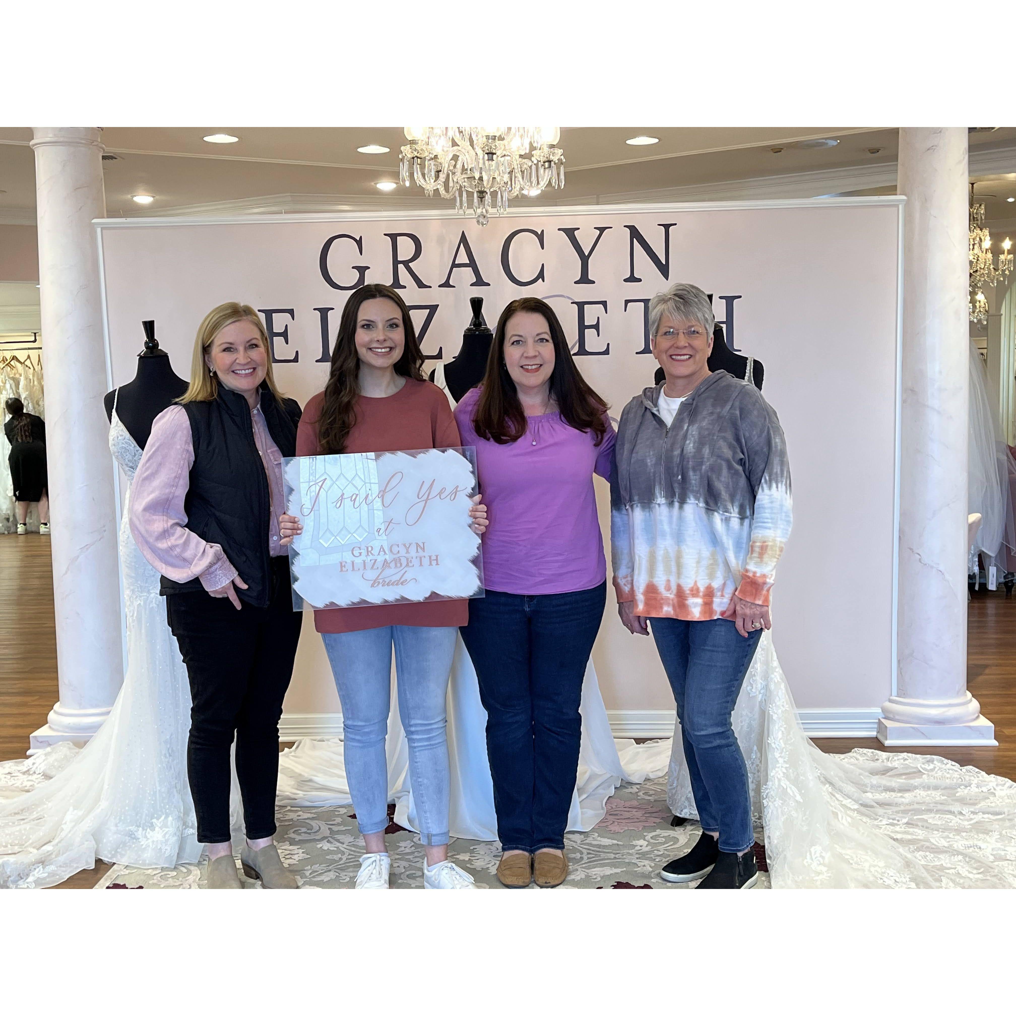 I said “Yes” to the dress!