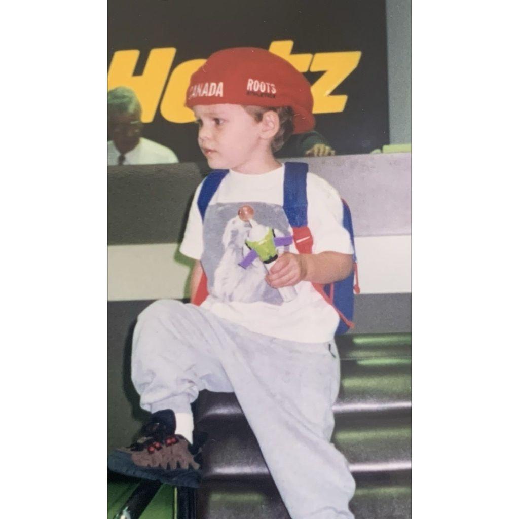 Greyson in Canada as a Little Boy