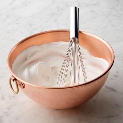 Mauviel Copper Beating Bowl with Loop Handle, 4 3/4-Qt.
