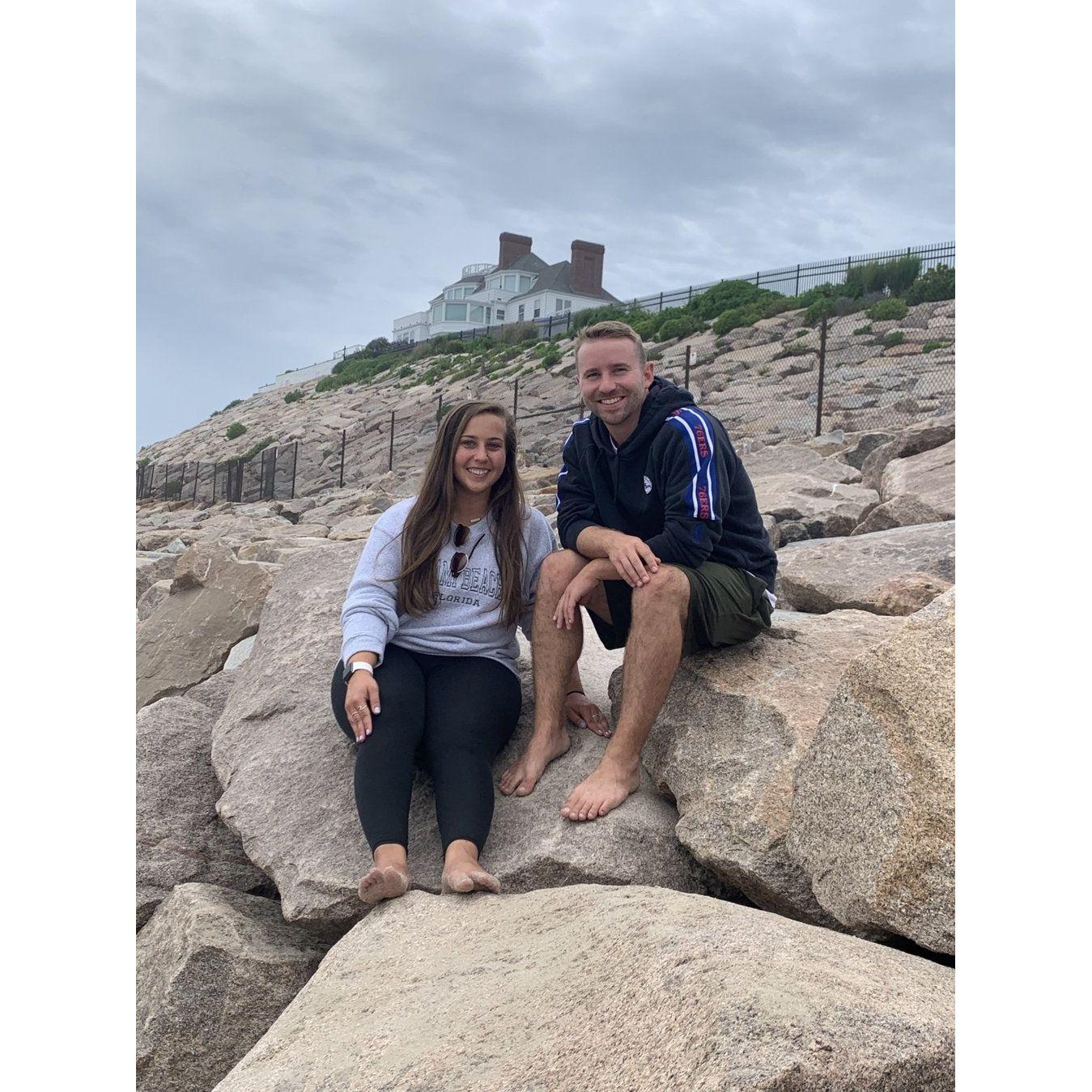 Rhode Island was our first & still favorite trip we took together. We made a pit stop at Taylor Swift's home in Watch Hill.