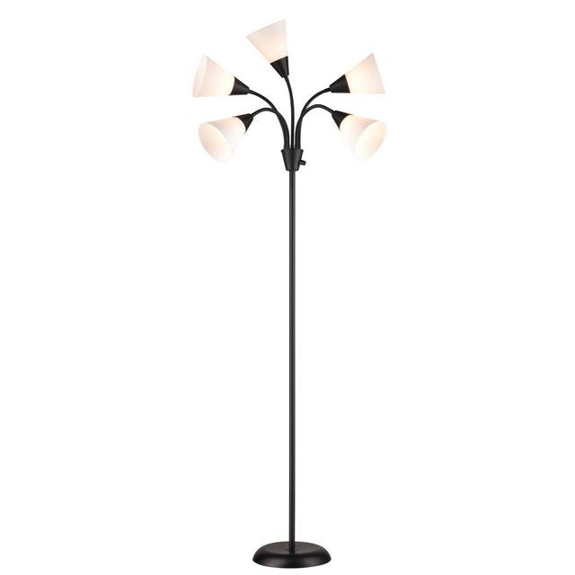 5 Head Floor Lamp Black - Room Essentials™