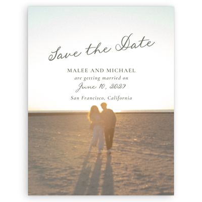Dark Sage, Green Wedding Digital Save the Date - Spina Photo