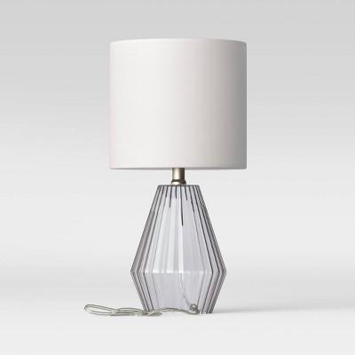 Ribbed Glass Accent Lamp Blue  - Project 62™