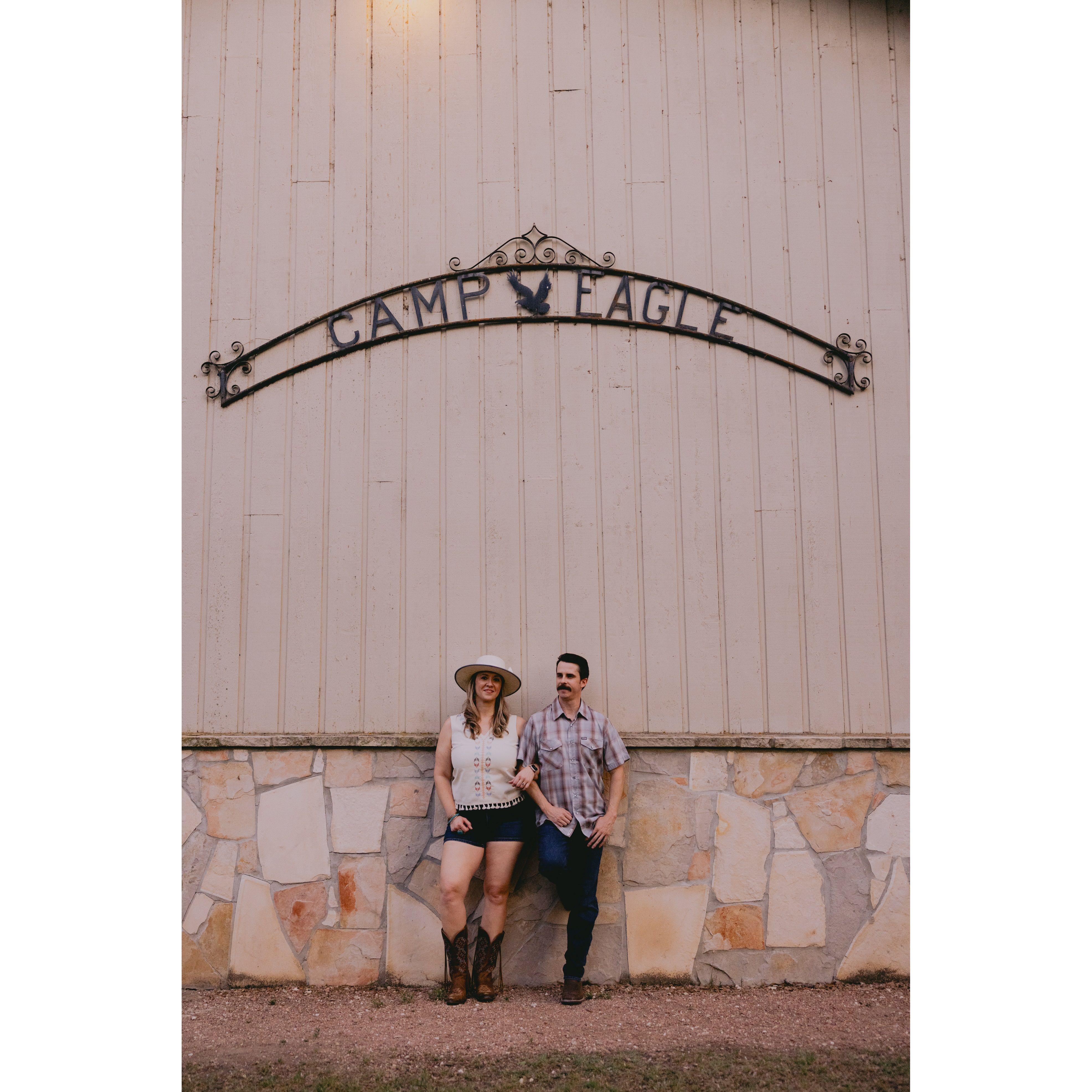 Camp Eagle Engagement Photos