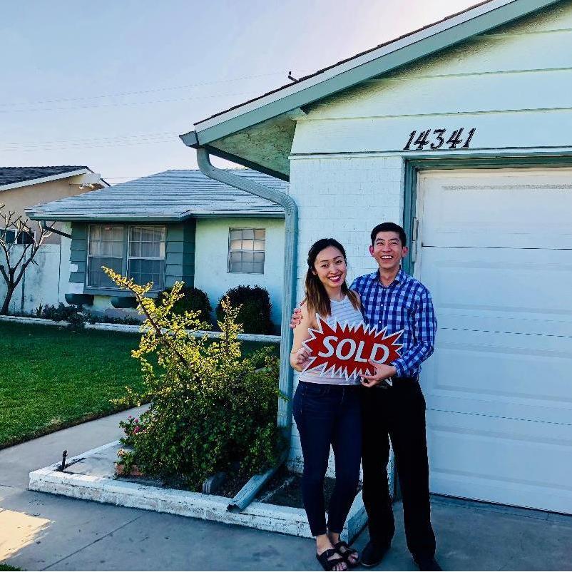 The day we closed escrow to our beautiful new home