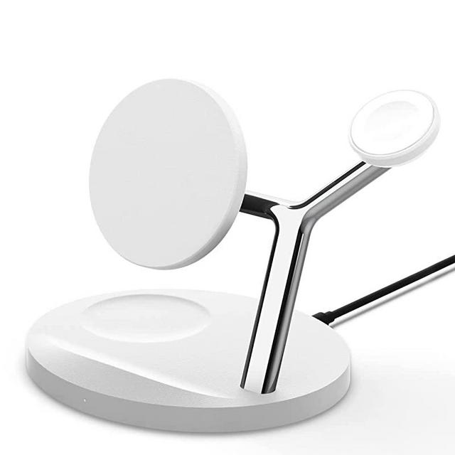 ZECHIN 5-in-1 Wireless Charger with [Apple MFi Certification], Apple Charging Station for iPhone 11/12/13,Pro,Pro Max,Mini, Apple Watch, AirPods2/Pro, Wireless Charging Station Support Fast Charging