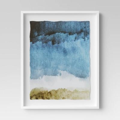 24&#34; x 30&#34; Blue Painting Framed Print - Project 62&#8482;