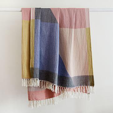 Large Geo Double Cloth Throw