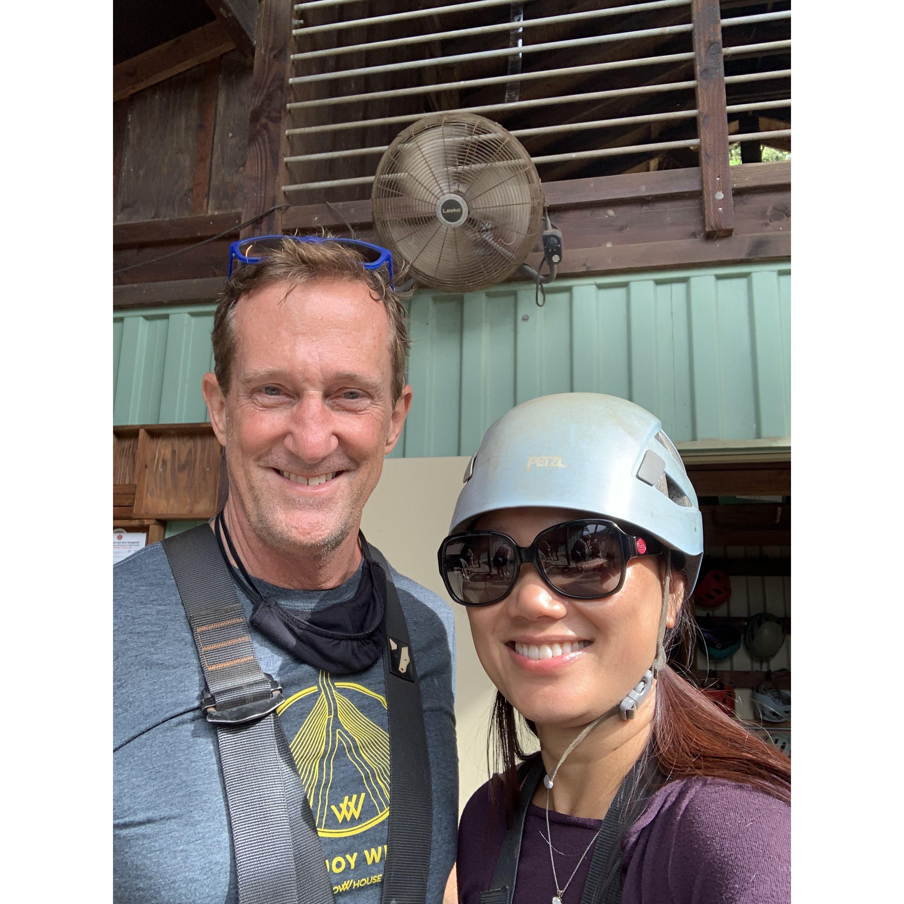 Birthday zipline
