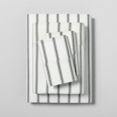 Queen Sheet Set Organic Tic Stripe - Hearth & Hand™ with Magnolia