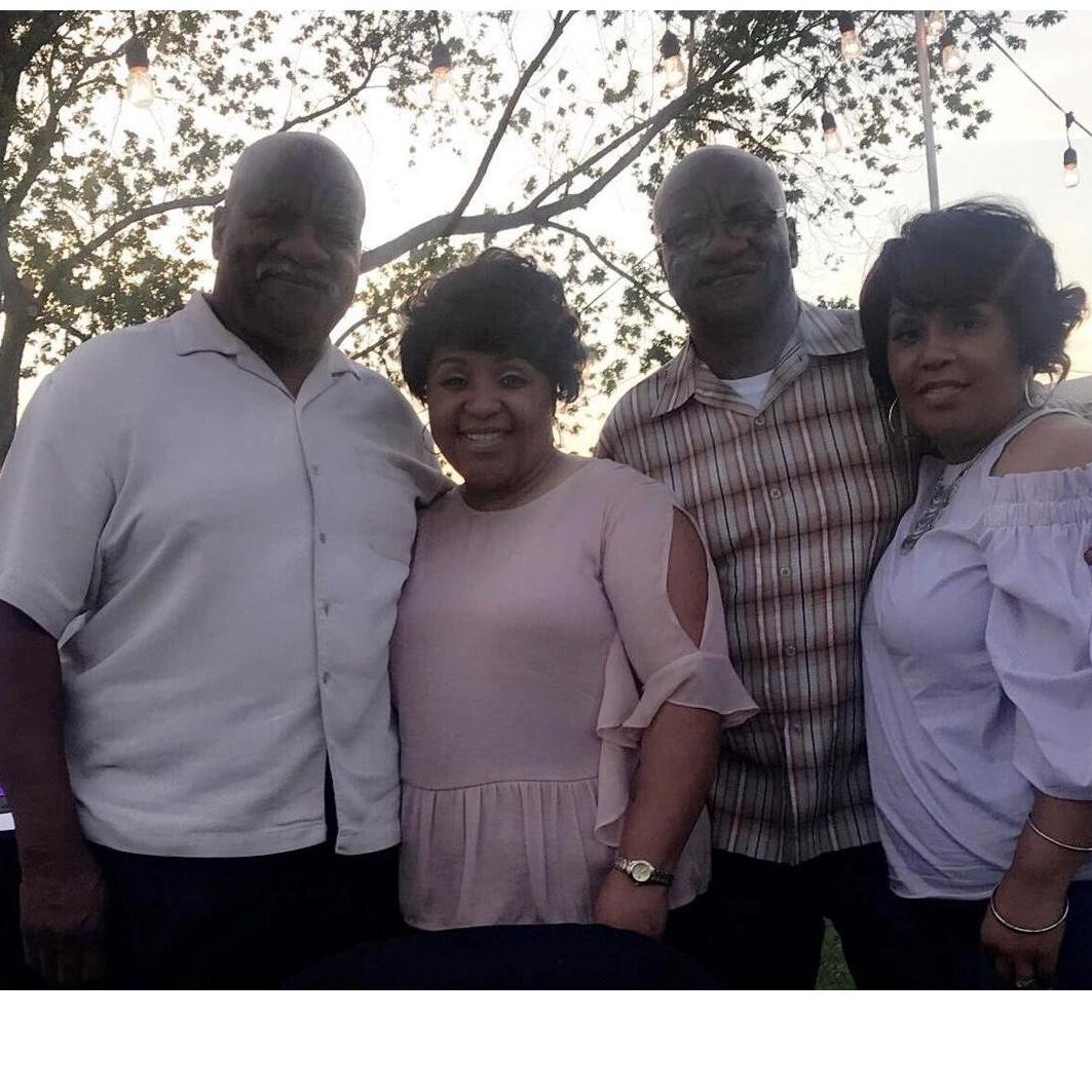 Twin brothers, John & James. John’s twin daughters, Loyce & Joyce.