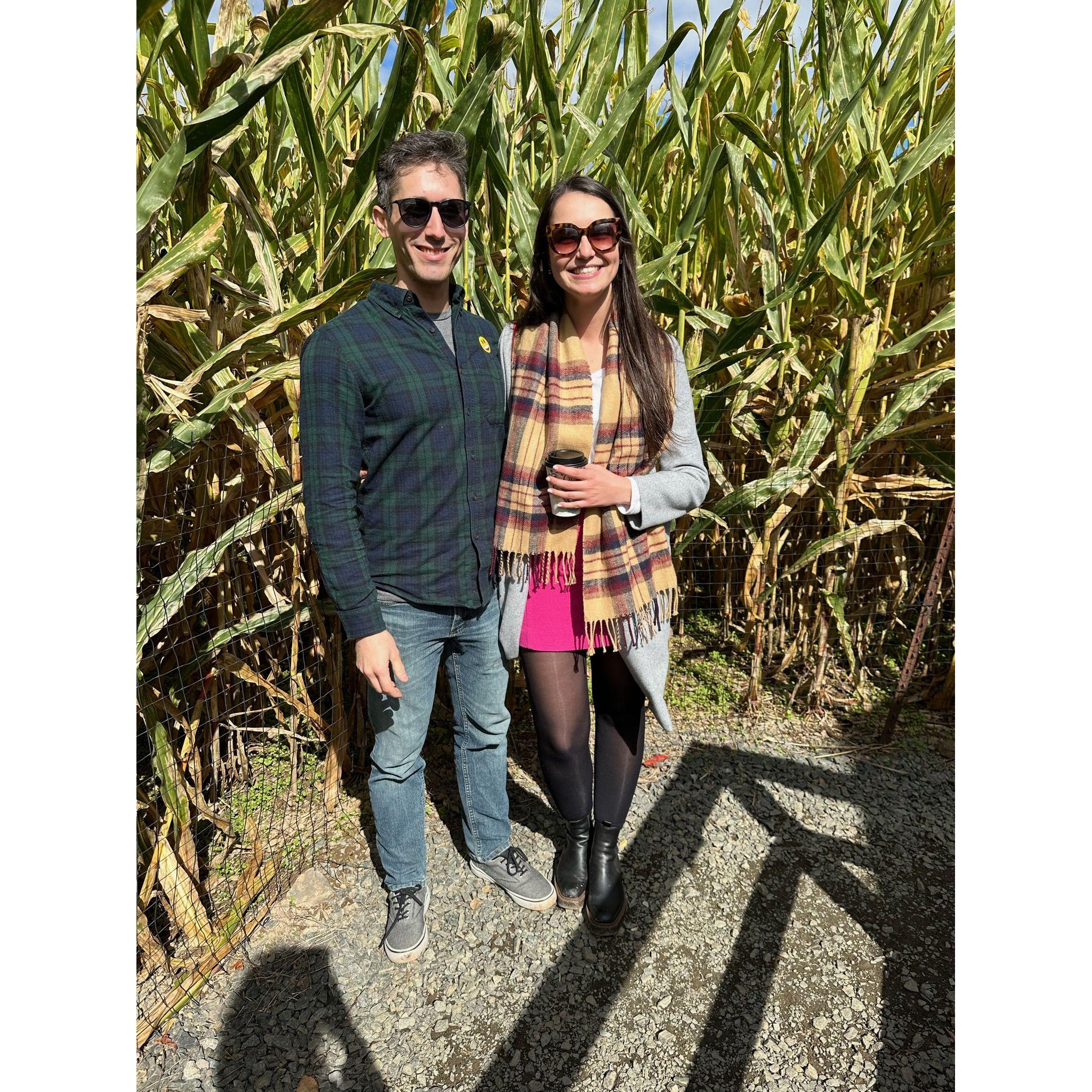 Enjoying a pumpkin patch in Centreville, Virginia - October 2023