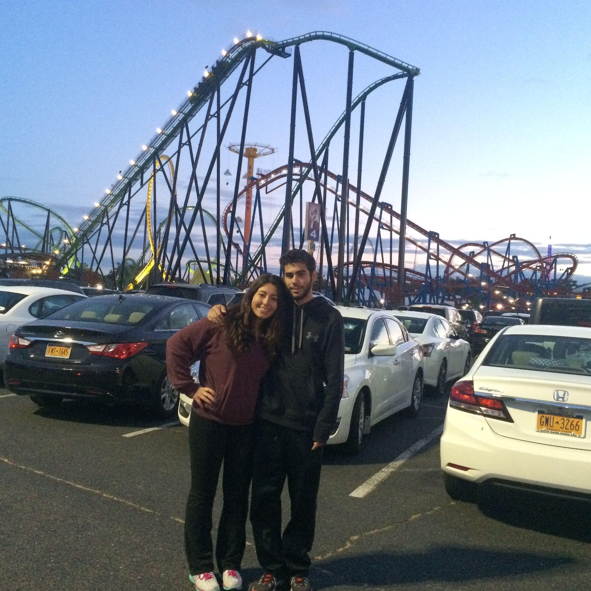 Our first time at Six Flags (2015)