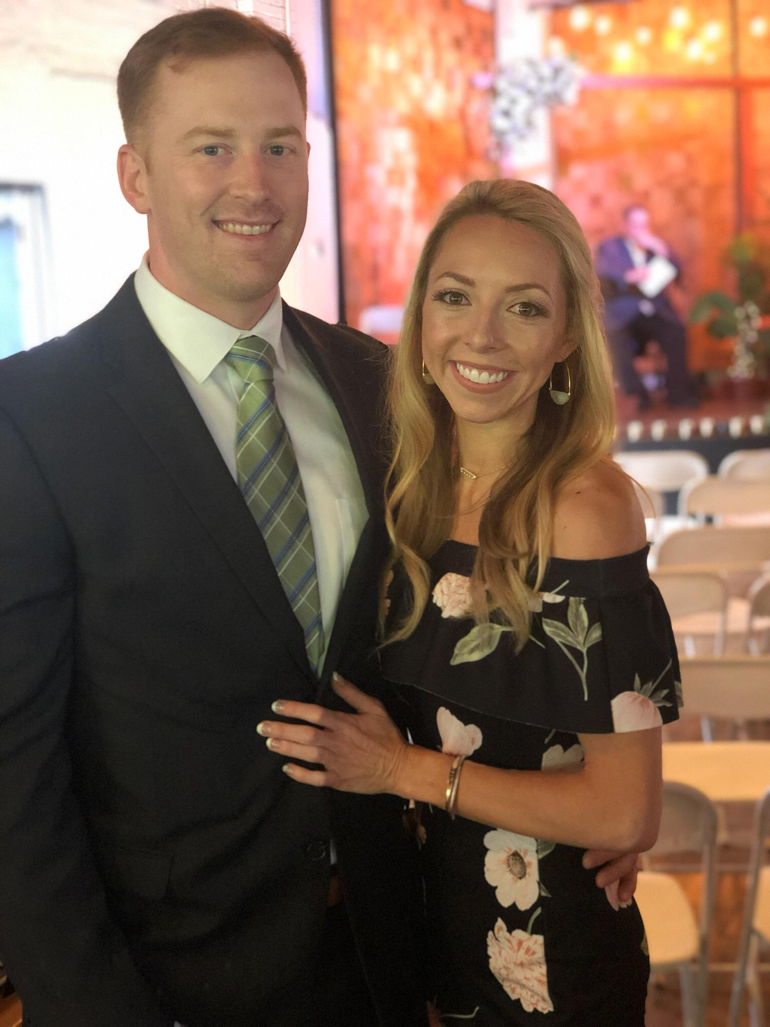 Guests at their friends wedding ... the one where Teresa caught the bouquet