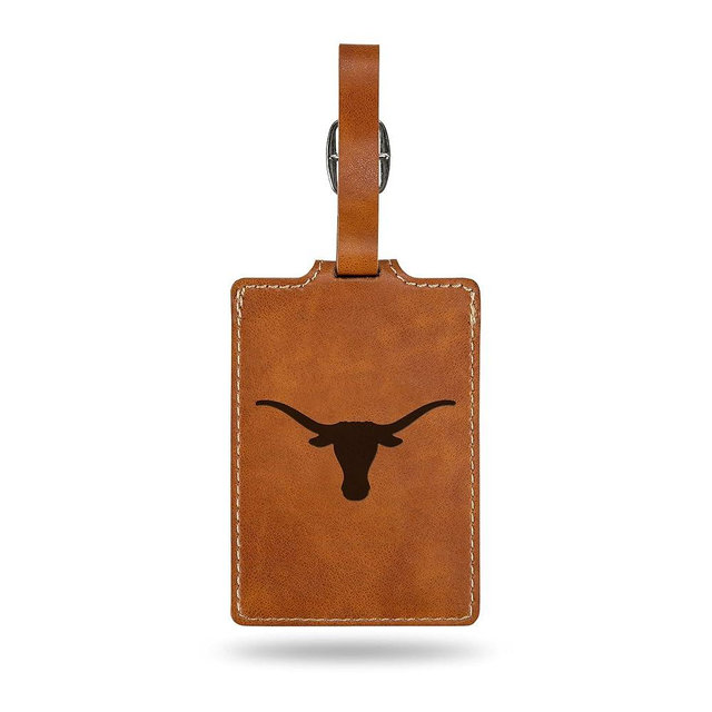 Rico Industries NCAA Alabama Crimson Tide Laser Engraved Ultra Suede Luggage Tag - Includes ID Card
