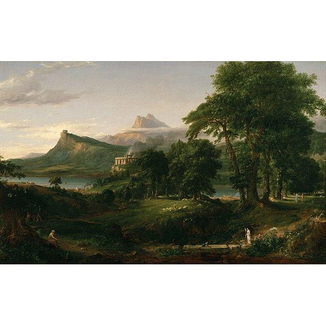 The Course of Empire, The Arcadian. Thomas Cole, 1836