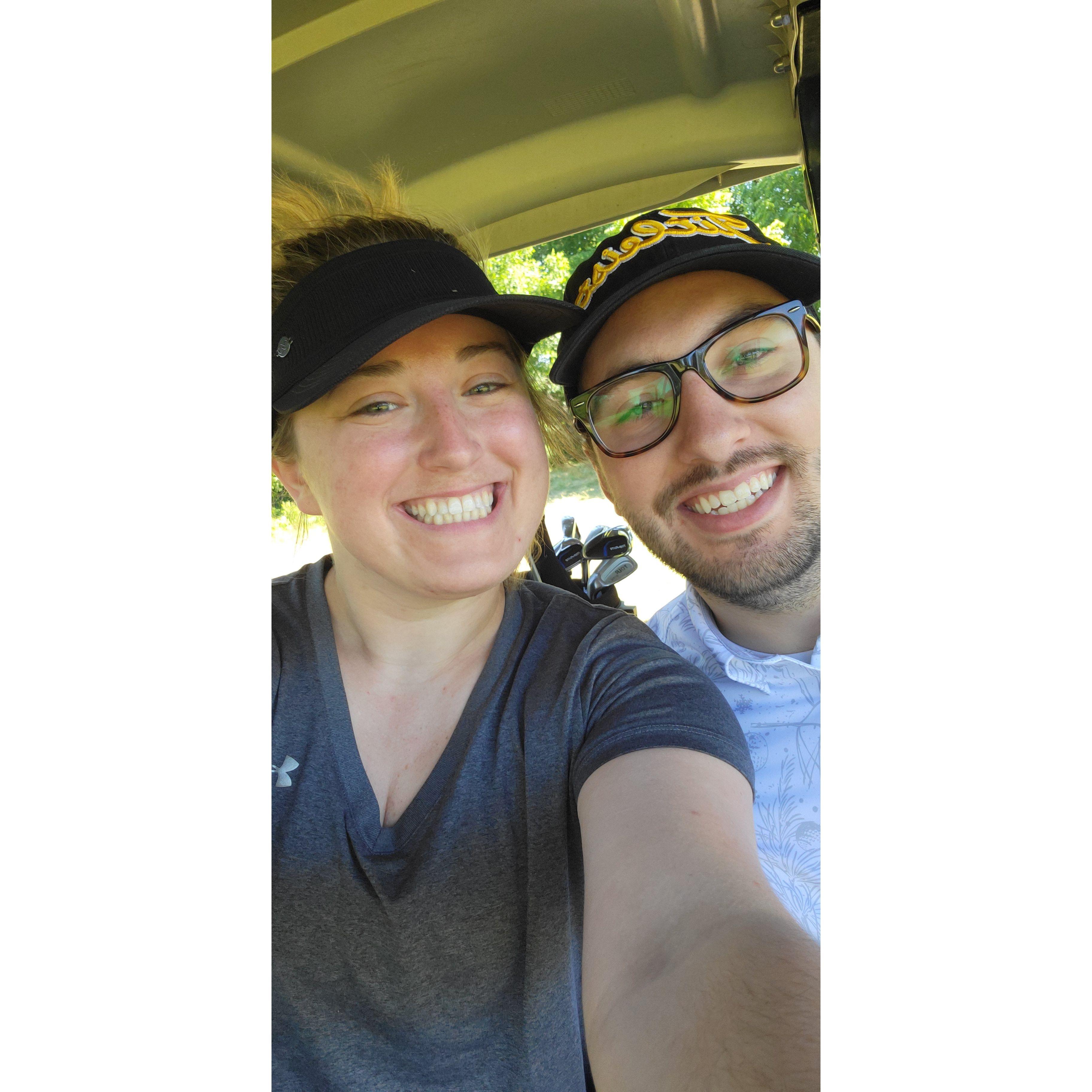 Sydney's first Birdie and carrying the team in golf