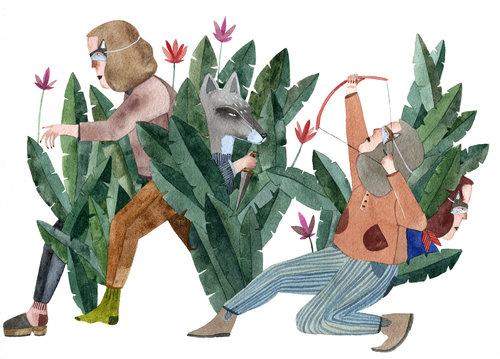 Forest Print by Lindsay Stripling