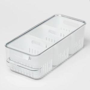 Lidded Fridge Storage with 3 Internal Inserts - Brightroom™
