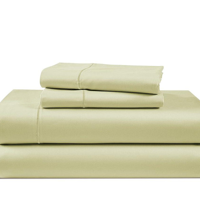 LANE LINEN Luxury 100% Egyptian Cotton Bed Sheets - 1000 Thread Count 4-Piece Sea Foam King Set Bedding Sateen Weave 16" Deep Pocket (Fits Upto 17" Mattress)