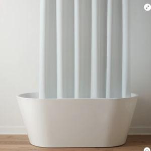 71"x71" Heavy Weight Color Shower Liner Light Blue - Threshold™: PEVA, Grommet Top, Mildew Resistant