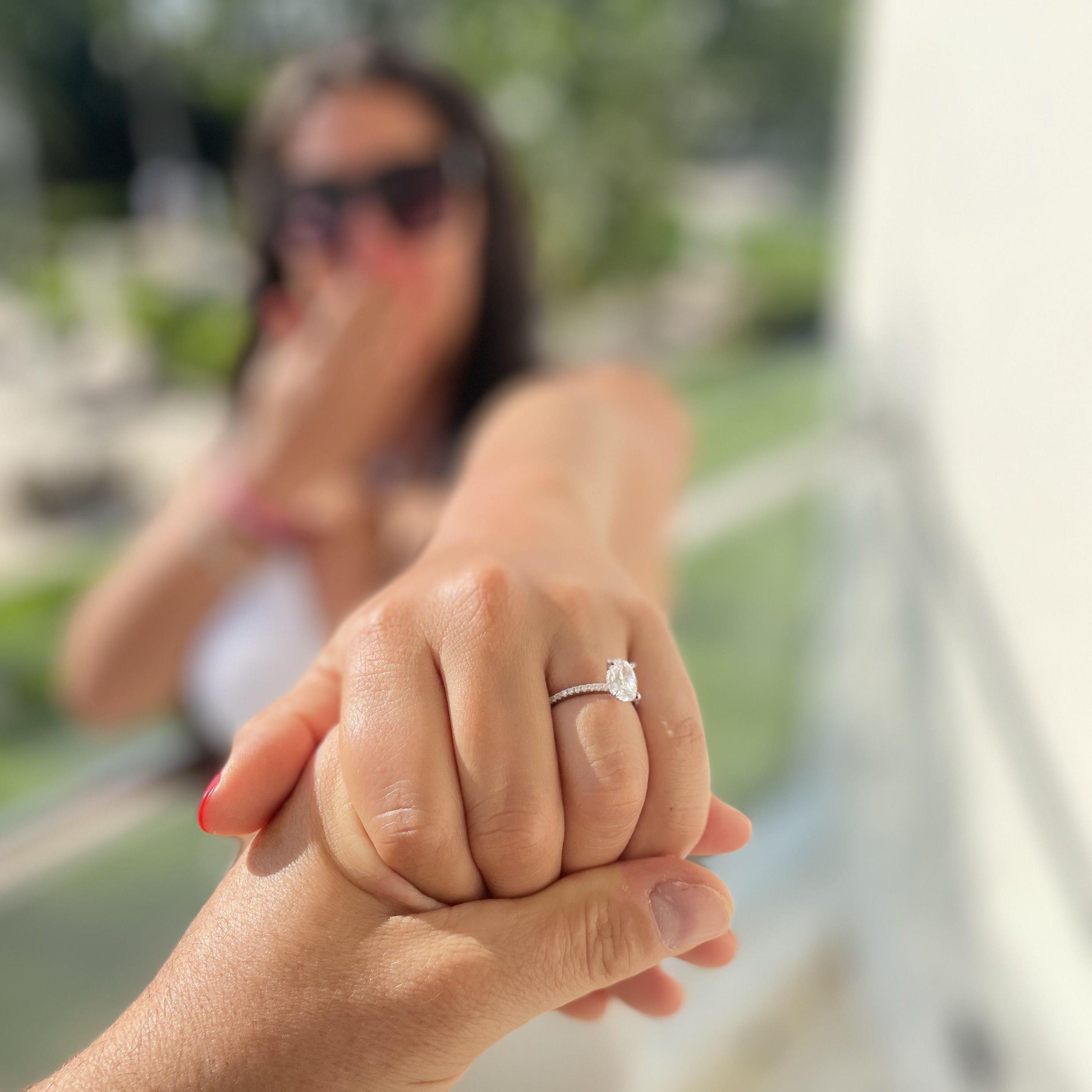 The day we got engaged in the Dominican Republic