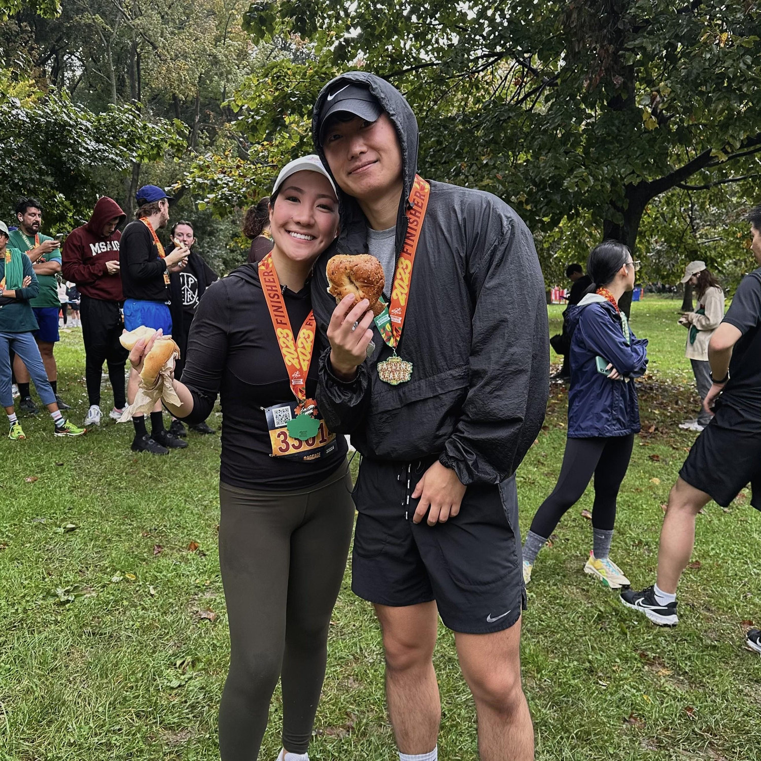 October 2023 - Post-race in Brooklyn