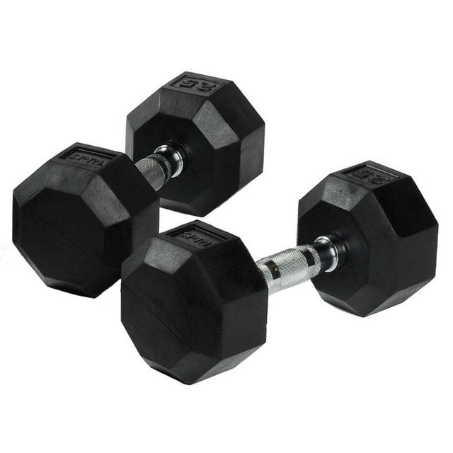 SPRI Deluxe Rubber Dumbbells