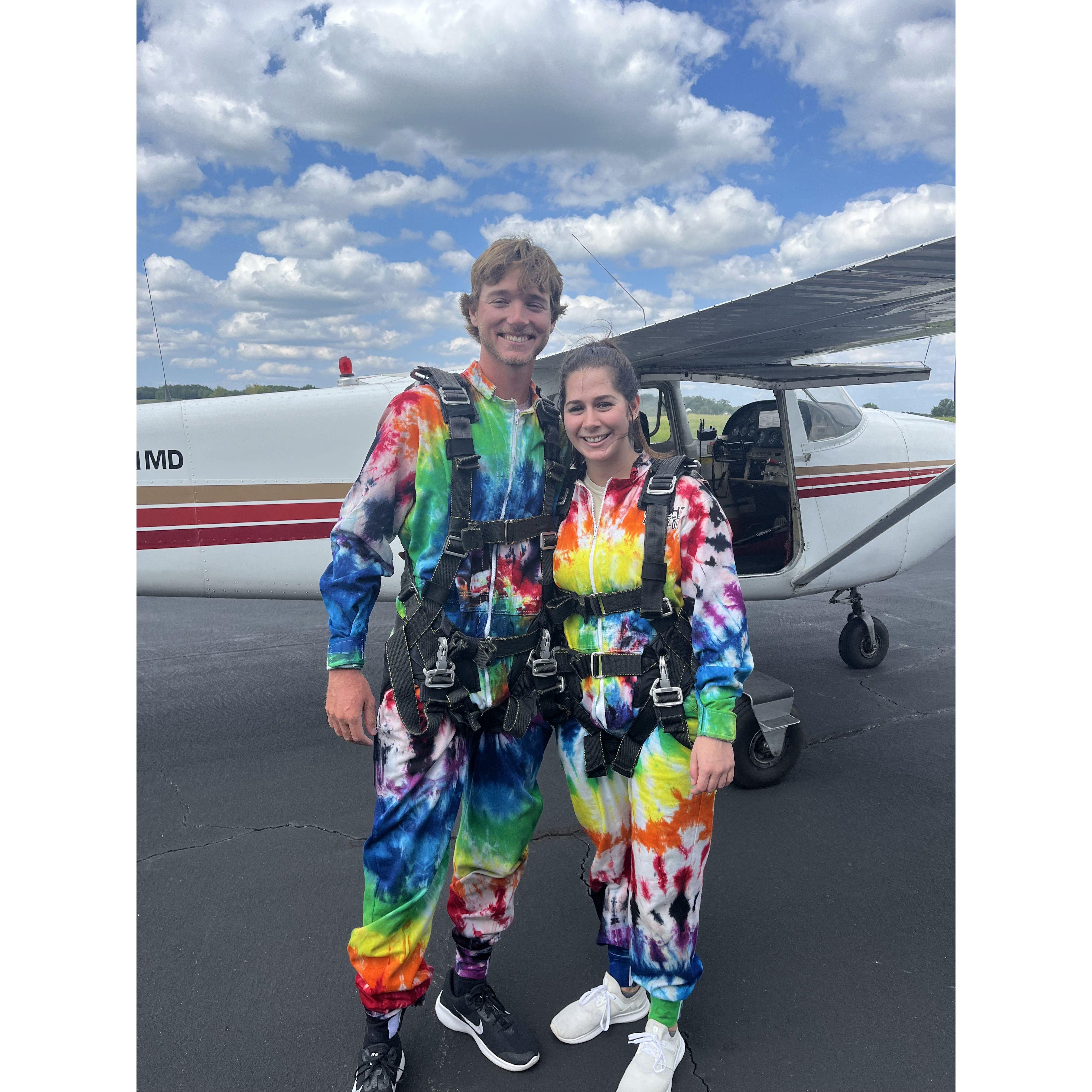 "I hope you don't talk a lot when you are nervous." was said a lot by Jake this day.