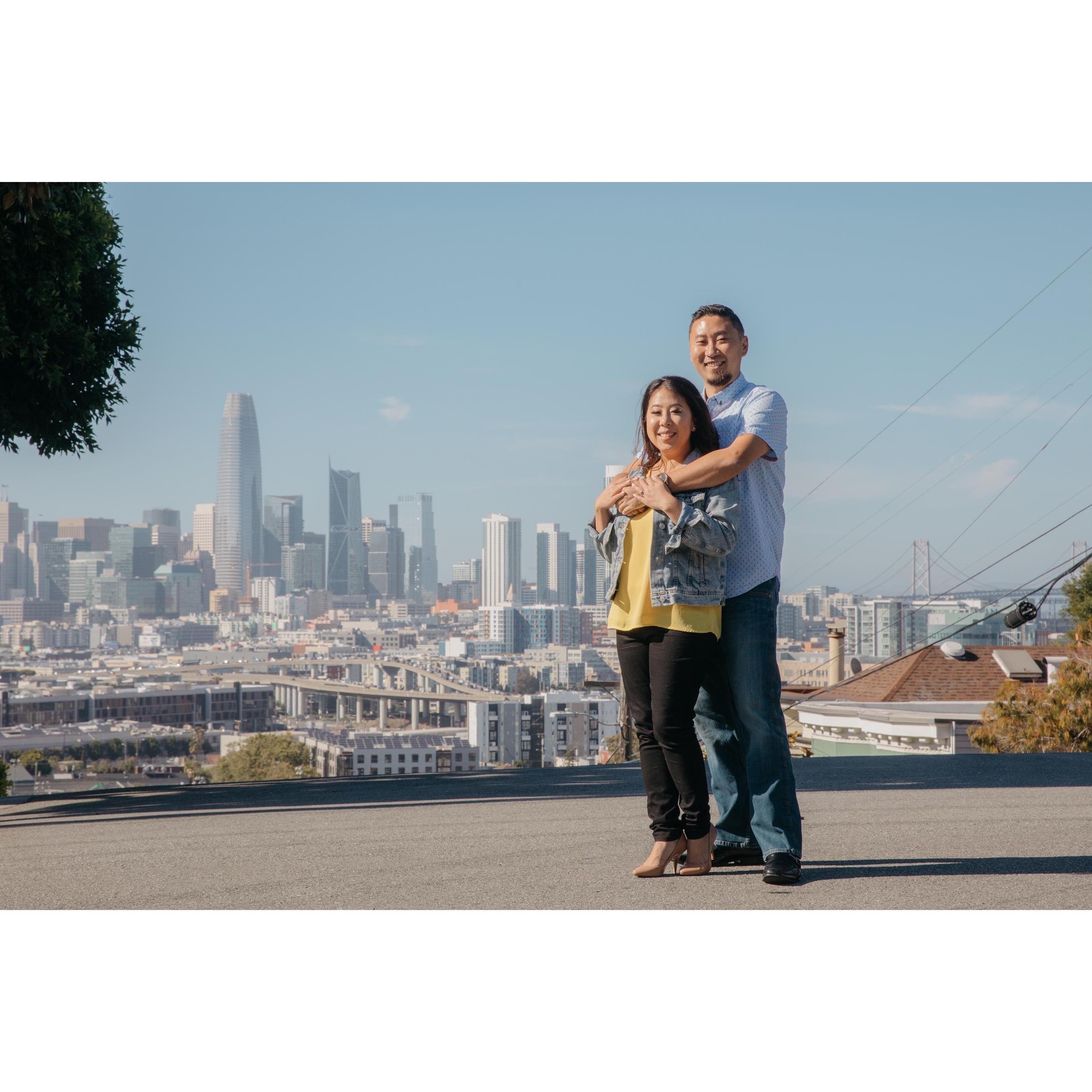 Our SF engagement shoot at Potrero Hill