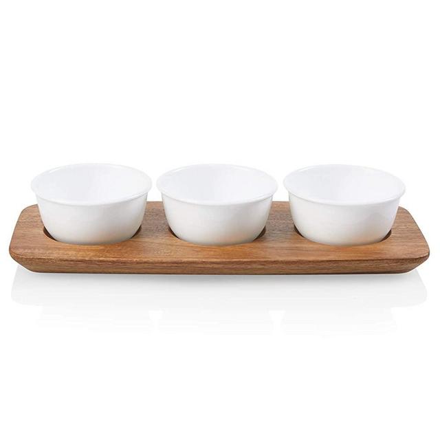 Corelle Coordinates Large Dip Tray, White