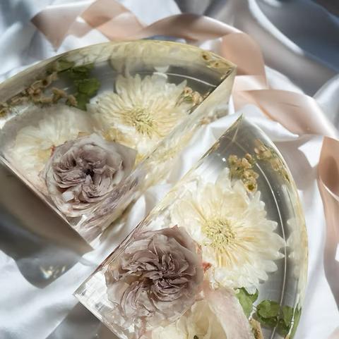 Bouquet Preservation - Bookends