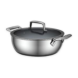 Zwilling J.A. Henckels Energy 4.6 qt. Ceramic-Coated Stainless Steel Covered Perfect Pan
