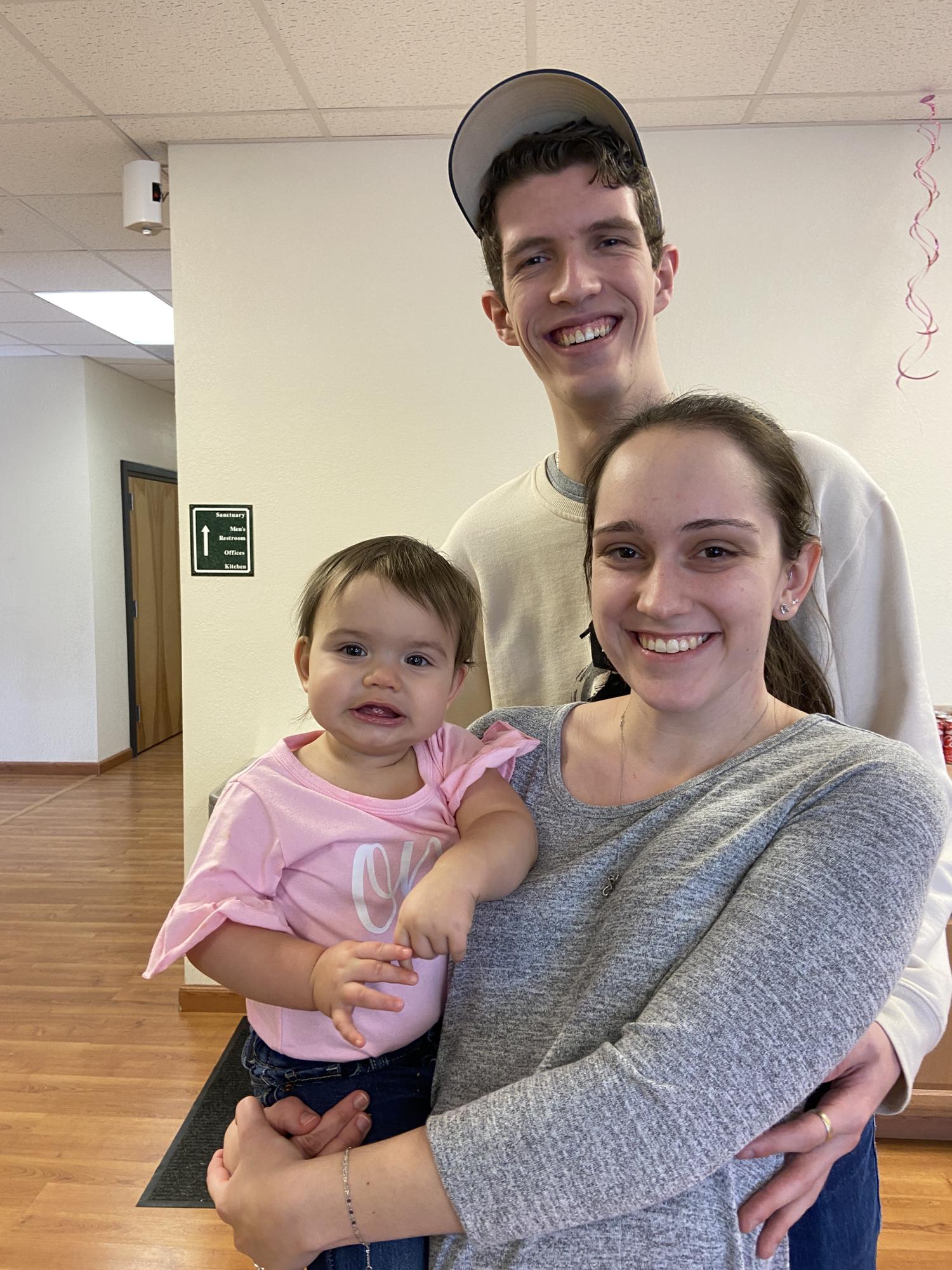 Better picture with Aunt Rachel and Uncle Zane. Feb. 2021