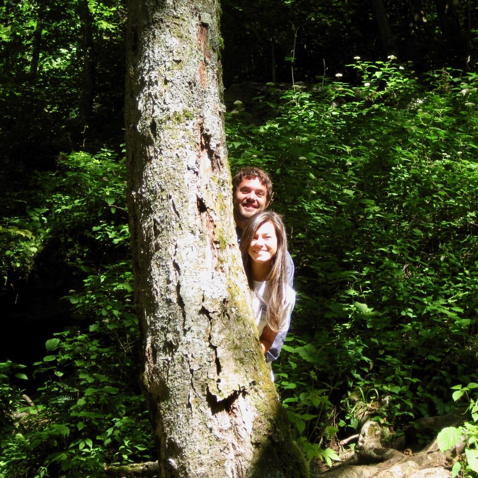 It was either this photo, or the one where "Iva made Will fall in the water because she wanted a fun photo on a tree." (July 2009)