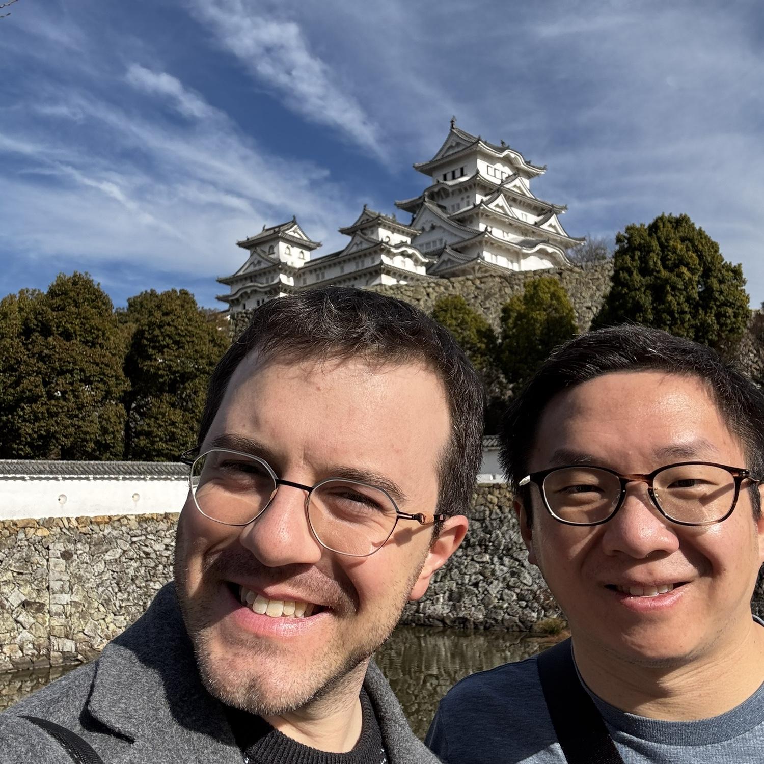 Himeji Castle in Japan, December 2025