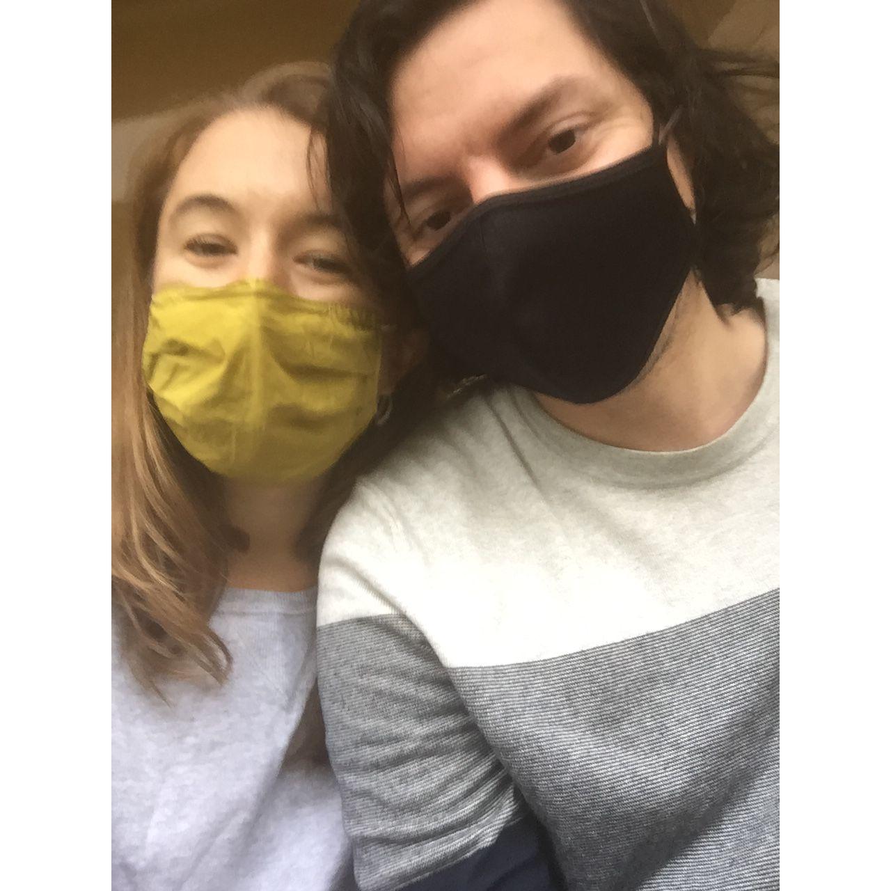 Our first photo together at the Bronx Zoo - October 2021