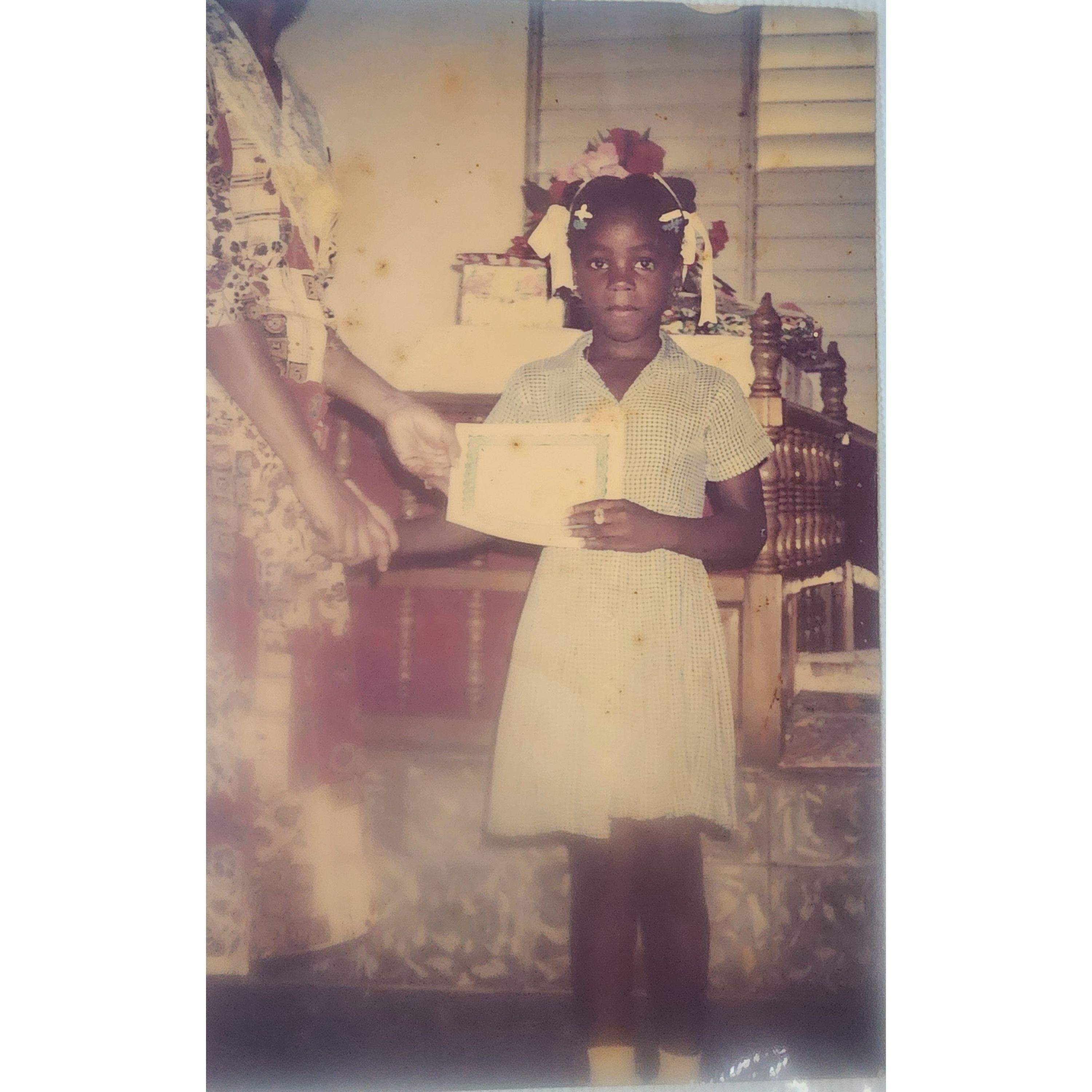 First graduation.