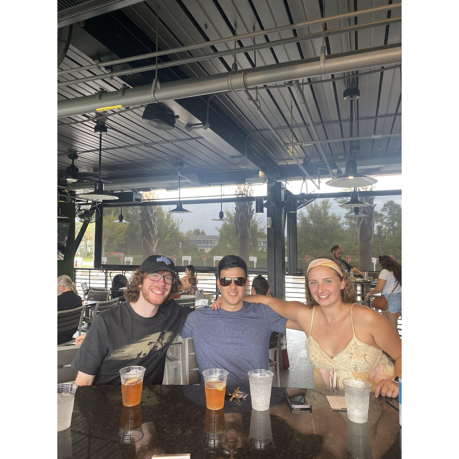 Rubie, Colin, and best man Jack Gray