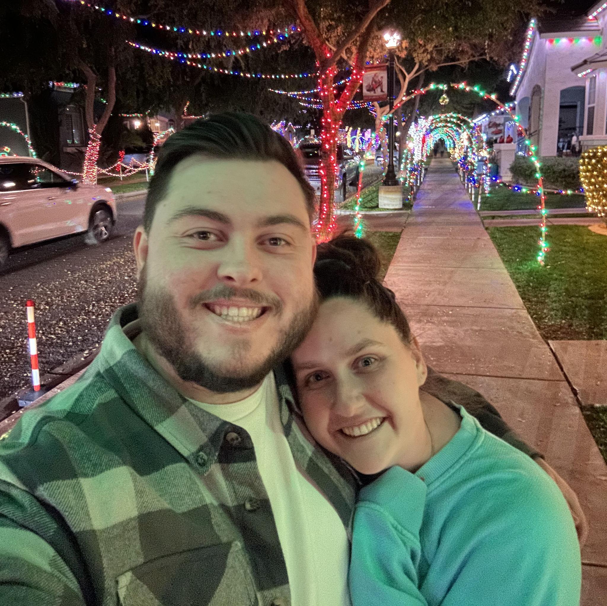 2nd annual date night in Agritopia to see the Christmas lights — Gilbert.