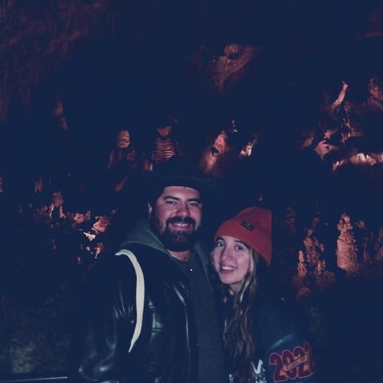 exploring a cave at carlsbad caverns nm !!