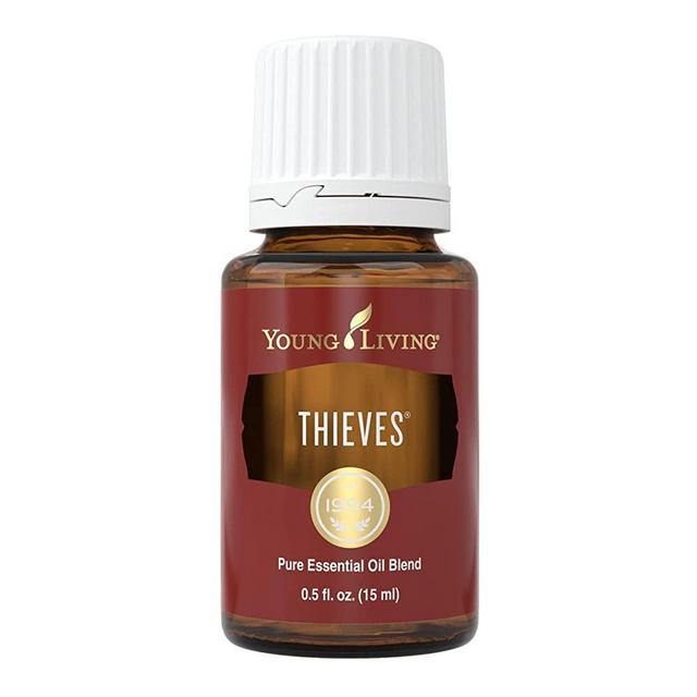 Young Living Thieves Essential Oil Blend - Vibrant, Spicy, Cinnamon Aroma - 15 ml