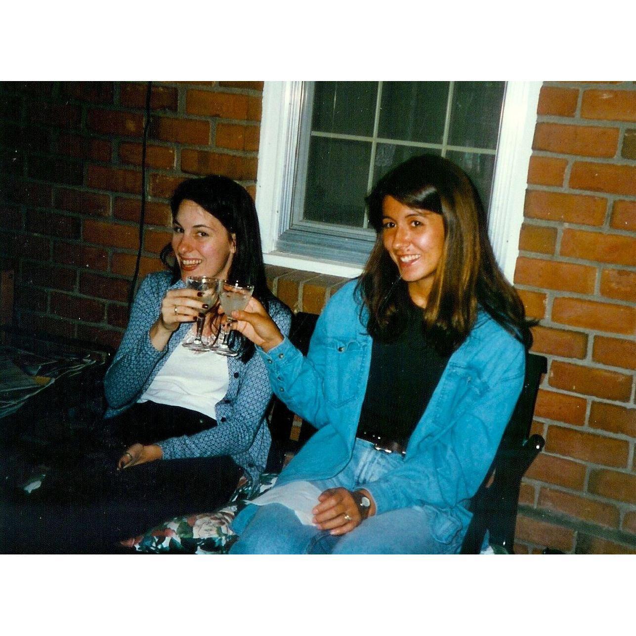 Jane and Sara from 1997, in Indiana.